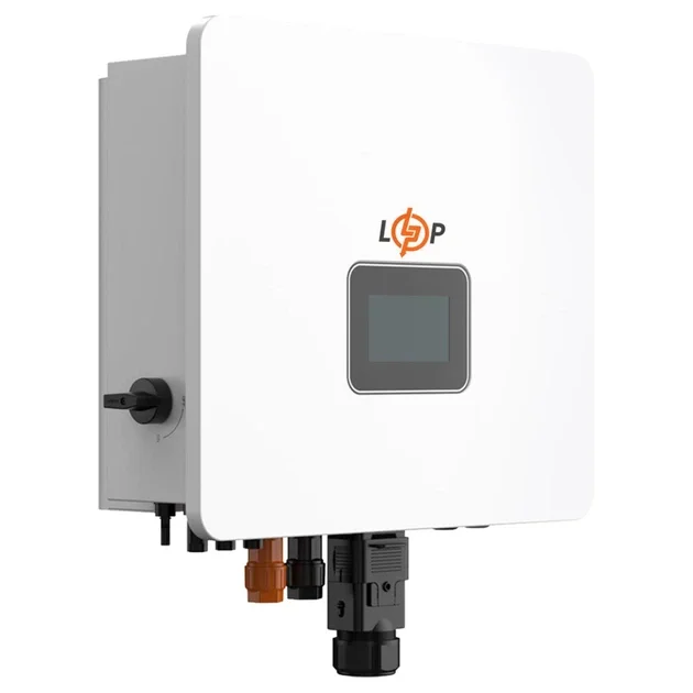 Гібридний інвертор LogicPower LPW-10KW1-200A-G (10 кВт, 1 фаза, АКБ 48 В), фото 1