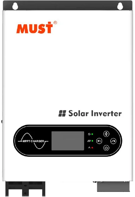 Гібридний інвертор Must PV18-2012ECO (2 кВт, 1 фаза, АКБ 12 В)