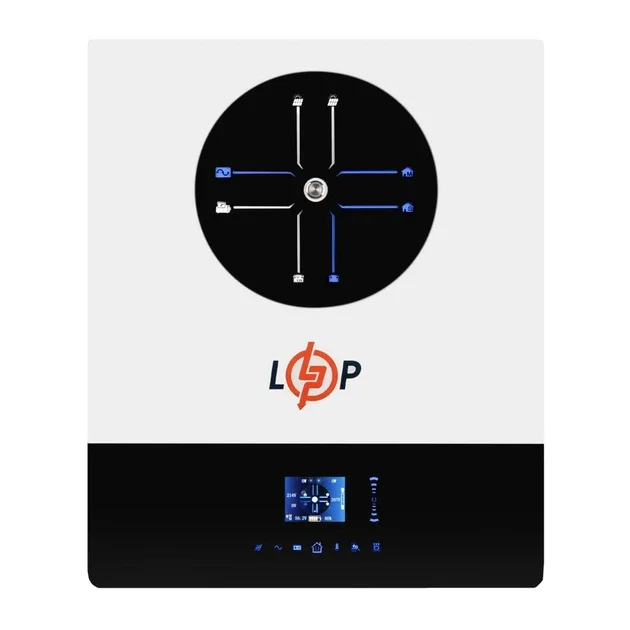 Гібридний інвертор LogicPower LPW-MAXII-ULTRA 11000VA (11 кВт, 1 фаза, АКБ 48 В)