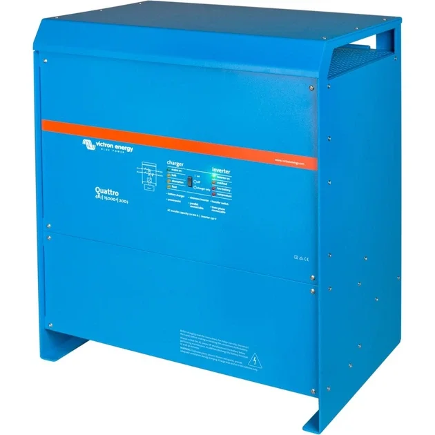 Інвертор-зарядний пристрій Victron Energy Quattro 48/15000/200-100/100 (12 кВт, 1 фаза, АКБ 48 В), фото 3