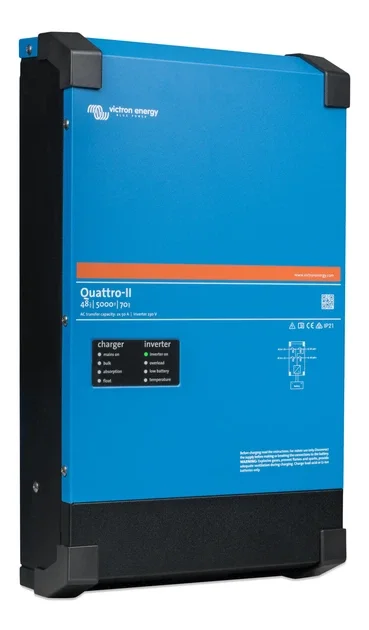 Інвертор-зарядний пристрій Victron Energy Quattro-II 48/5000/70-50/50 (4 кВт, 1 фаза, АКБ 48 В)