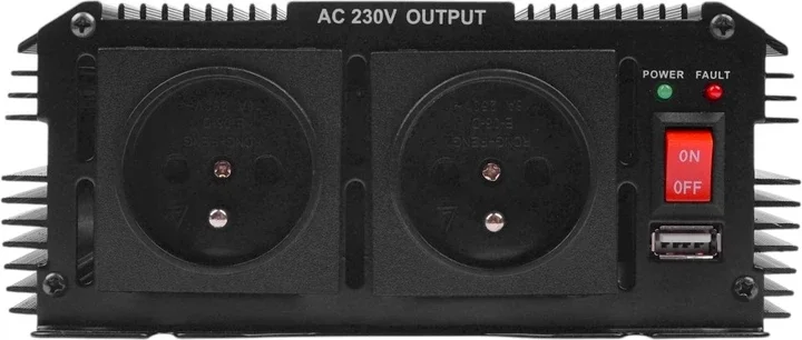 Автомобільний інвертор Volt Polska IPS 1200 12/230V (12 В → 230 В, 600 Вт, модифікована синусоїда), фото 3