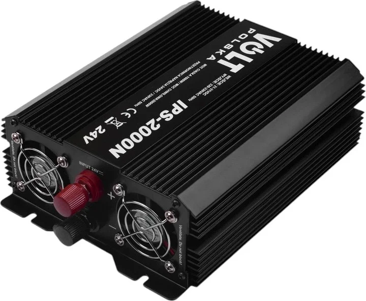 Автомобільний інвертор Volt Polska IPS 2000 24/230V (24 В → 230 В, 1000 Вт, модифікована синусоїда), фото 2