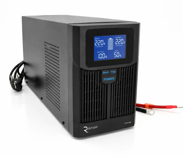 ИБП для котла Ritar RTSW-600 LED (360 Вт, АКБ 12 В), фото 1