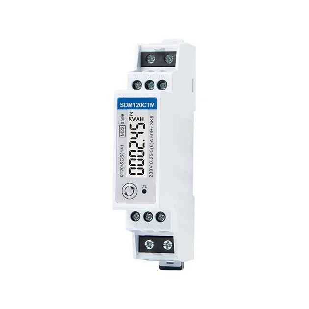 Однофазний лічильник Eastron SDM120-Modbus, фото 2